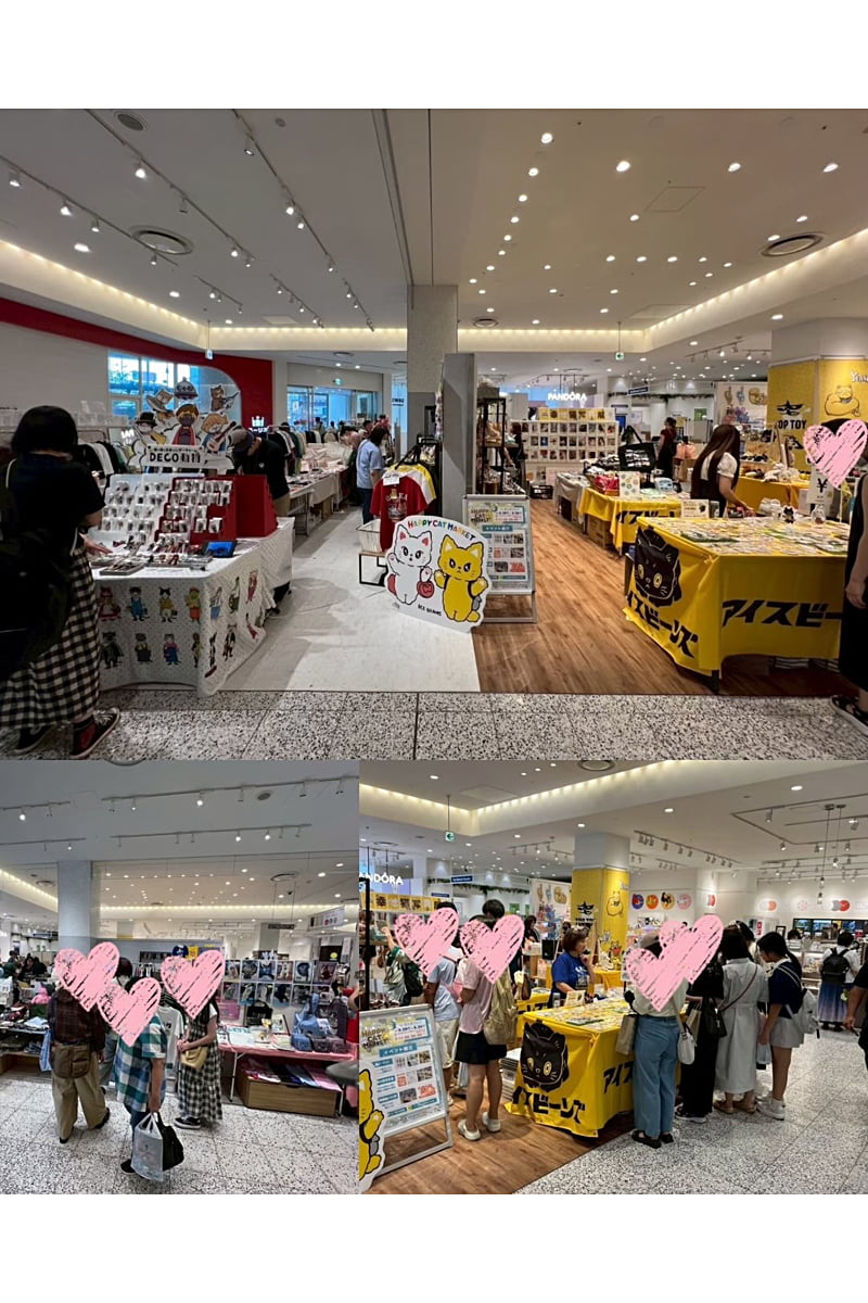 猫イベントの会場の様子