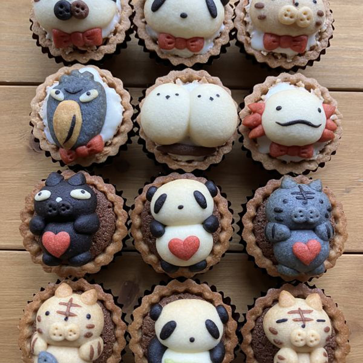 焼喜菓子コケカのどうぶつタルト