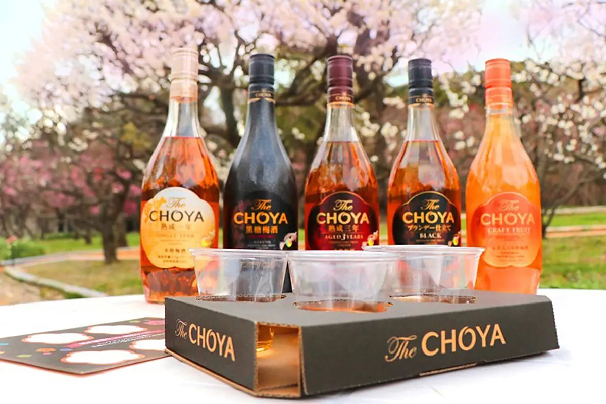 チョーヤ梅酒の飲み比べ＆梅ドリンクも！万博記念公園「梅まつり」に