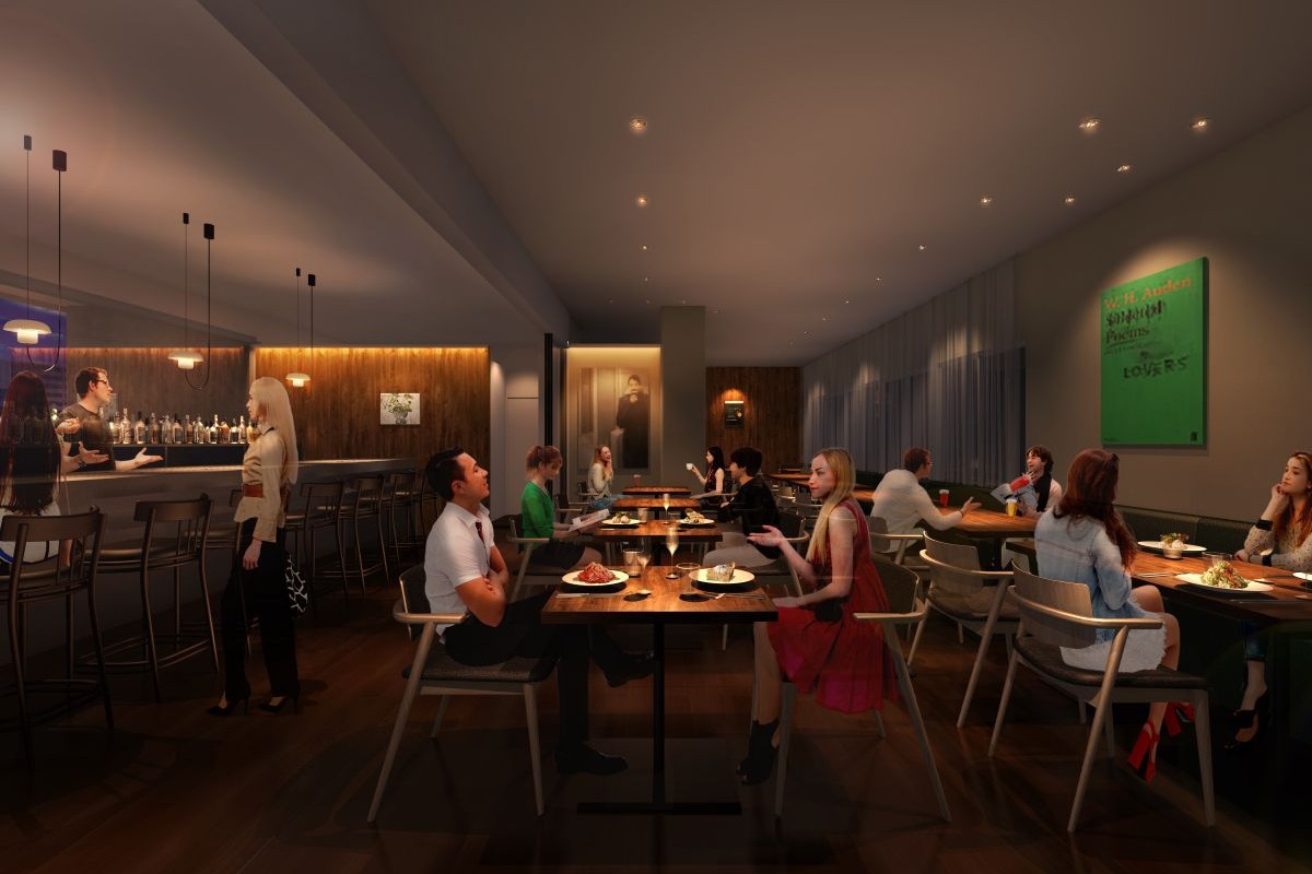 モノクロームのプライベートフロア