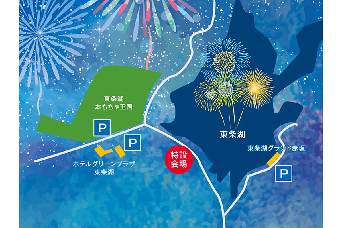 加東市花火大会の地図