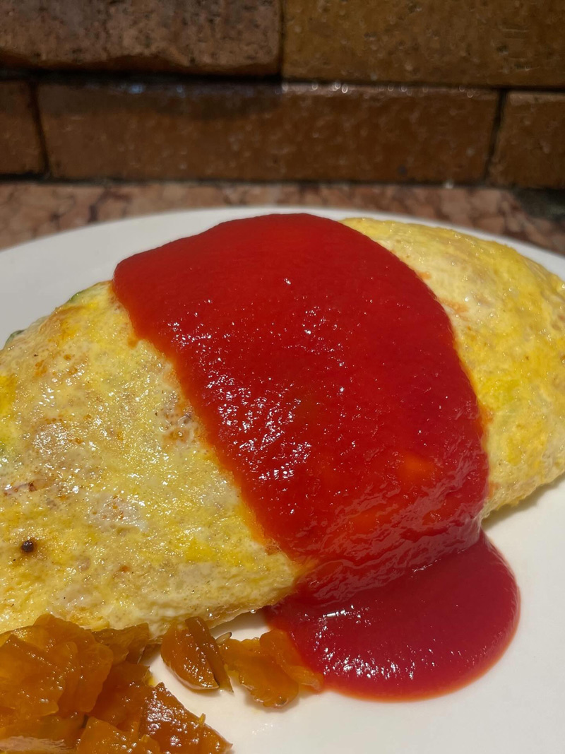 喫茶サンシャインのオムライス