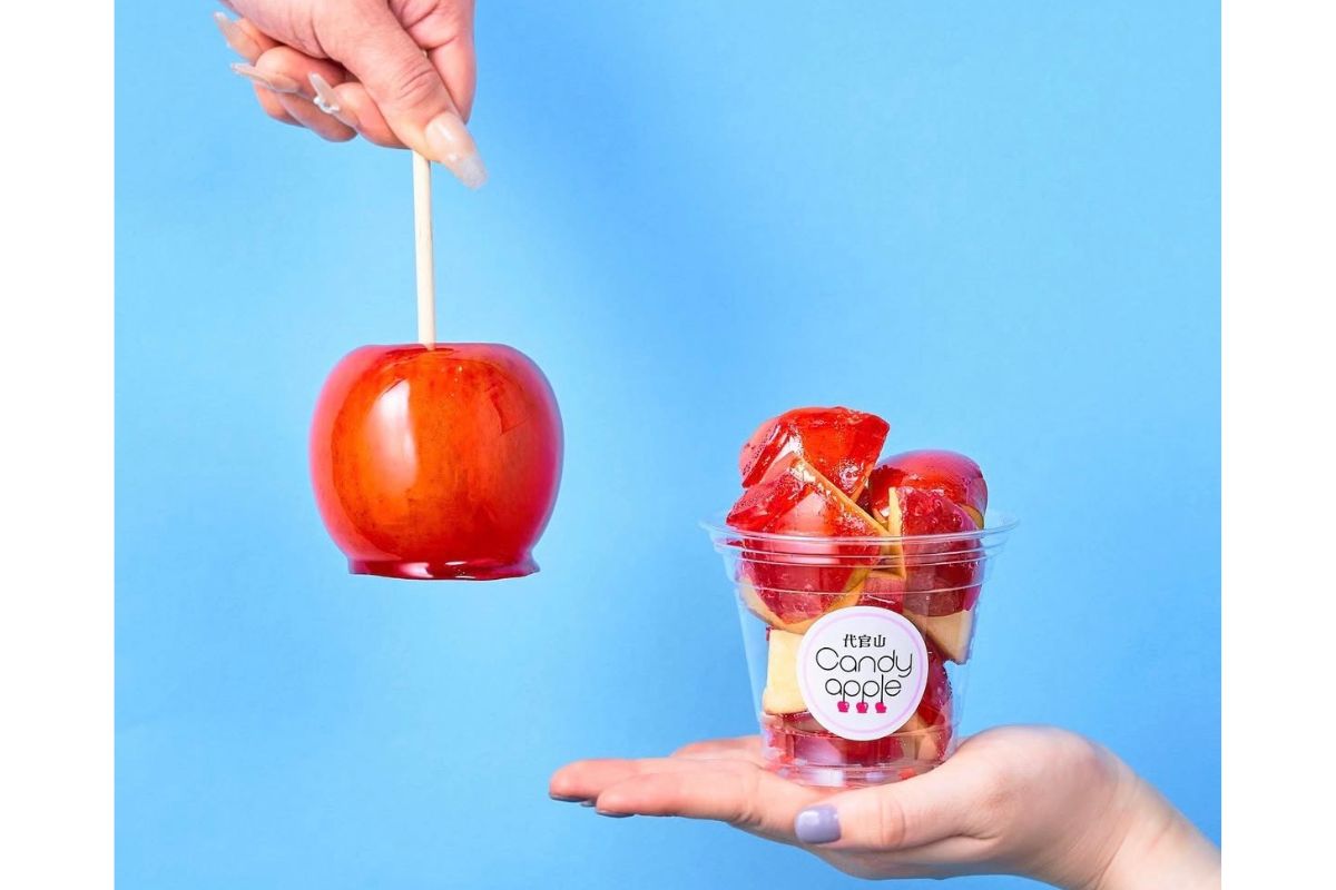 代官山キャンディアップルのりんご飴