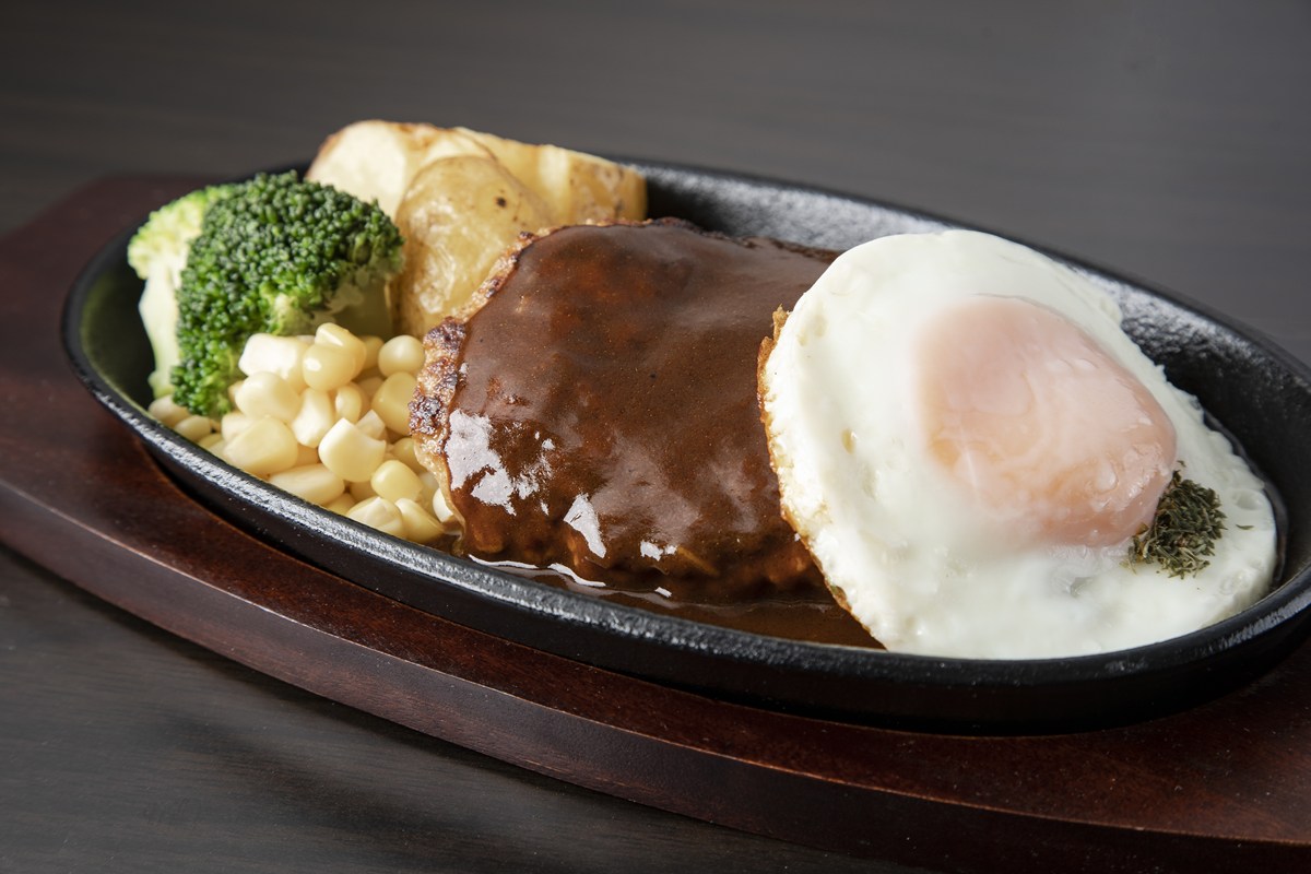 グリルロン阪神梅田本店のハンバーグ