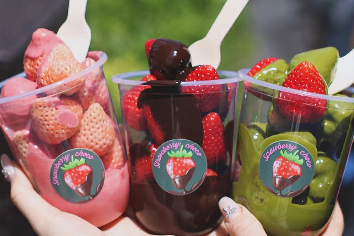 神戸マルイに初上陸！いちご×高級チョコの人気スイーツが期間限定で登場