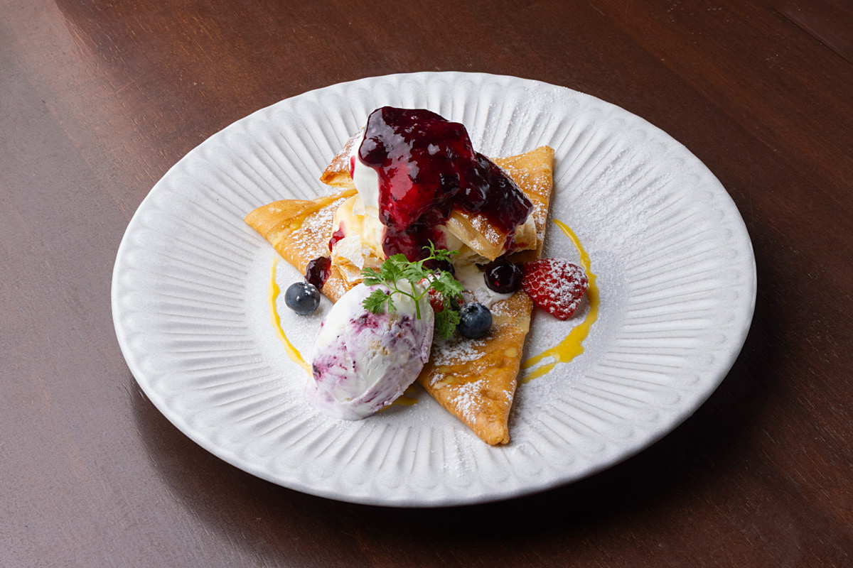 ベリーのミルフィーユクレープ