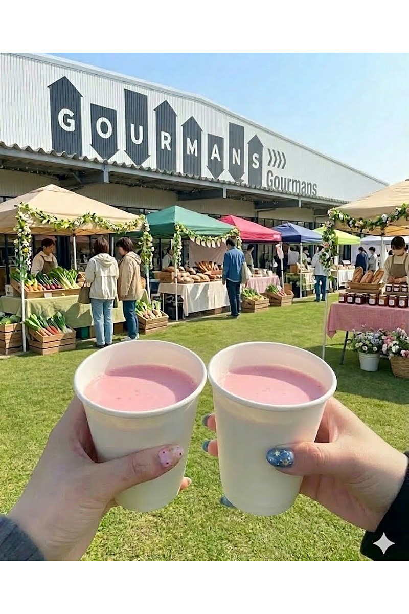 ワタワン春まつりのドリンク