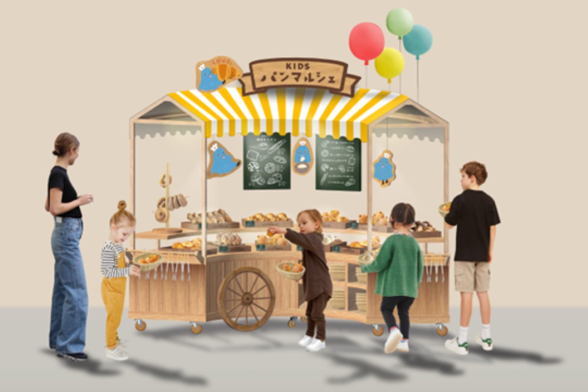 バケットあまがさきキューズモール店のお子様専用パン台