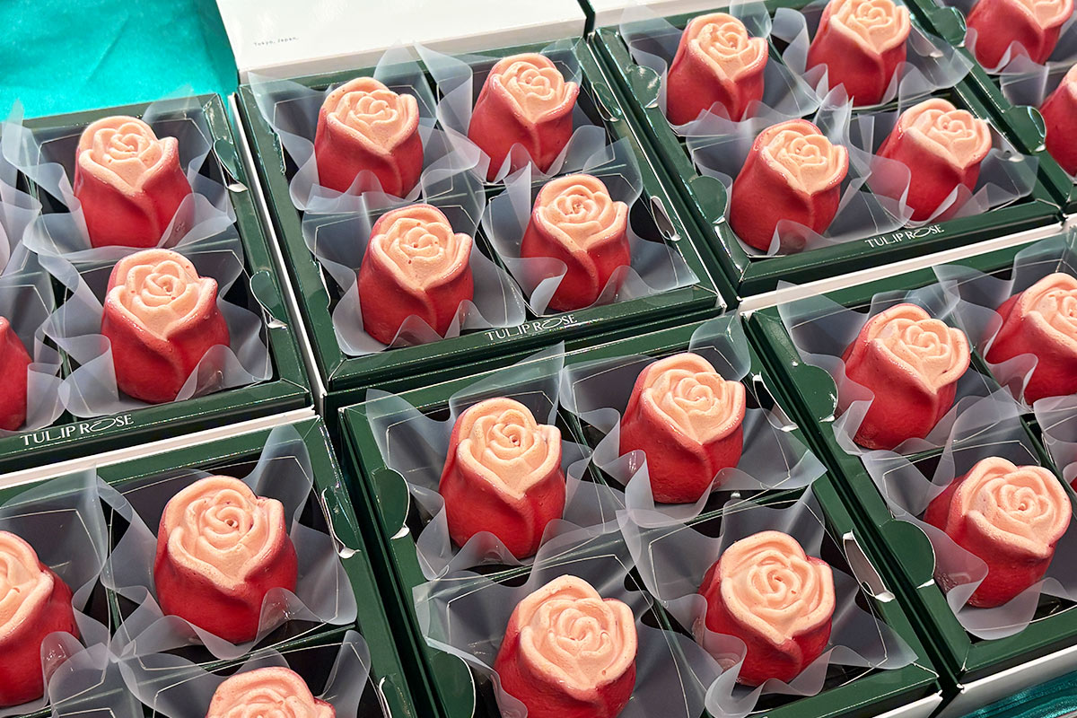 東京チューリップローズのチーズローズあまおう苺