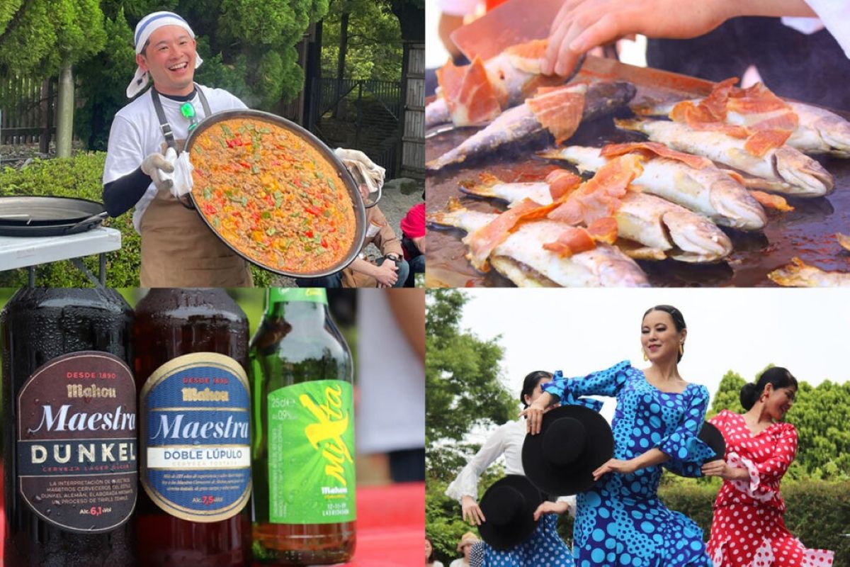 京都スペイン料理祭のフードやドリンクなど