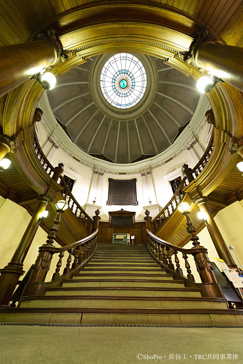 中之島図書館のドーム型の建築