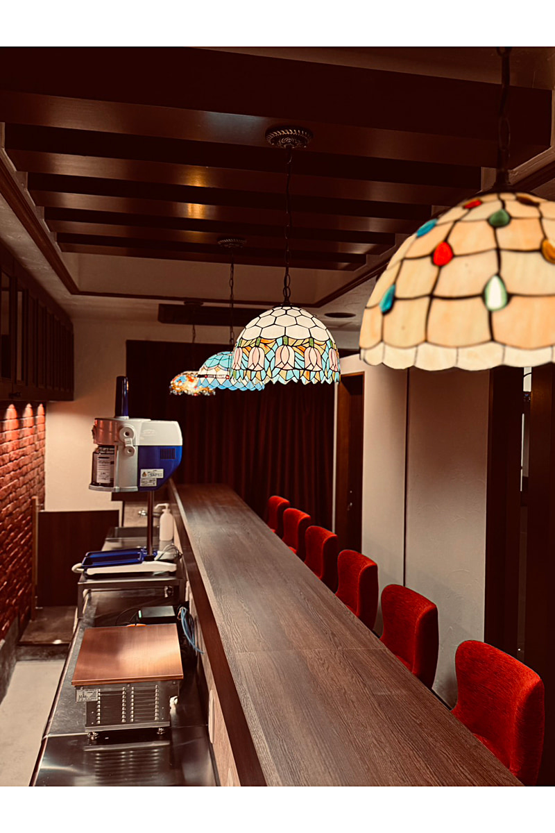 甘味処旅氷の店内