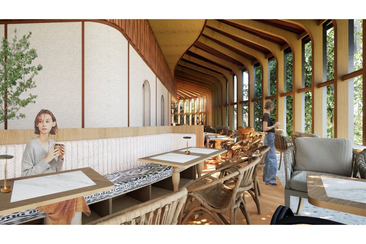 五月山サファリビストロの店内