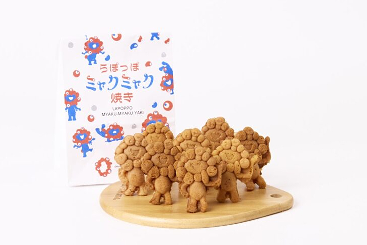 らぽっぽファームのミャクミャク焼き