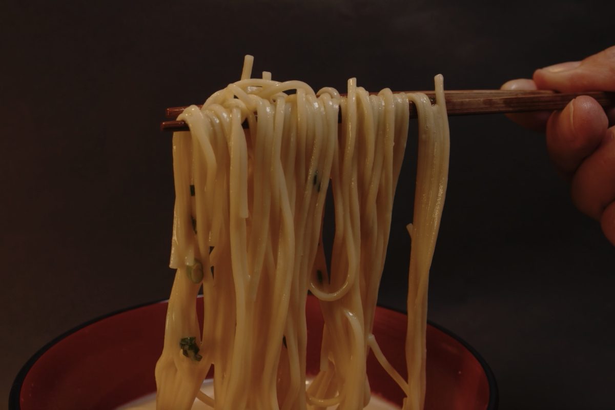 鮨寛学の魚介出汁のラーメン