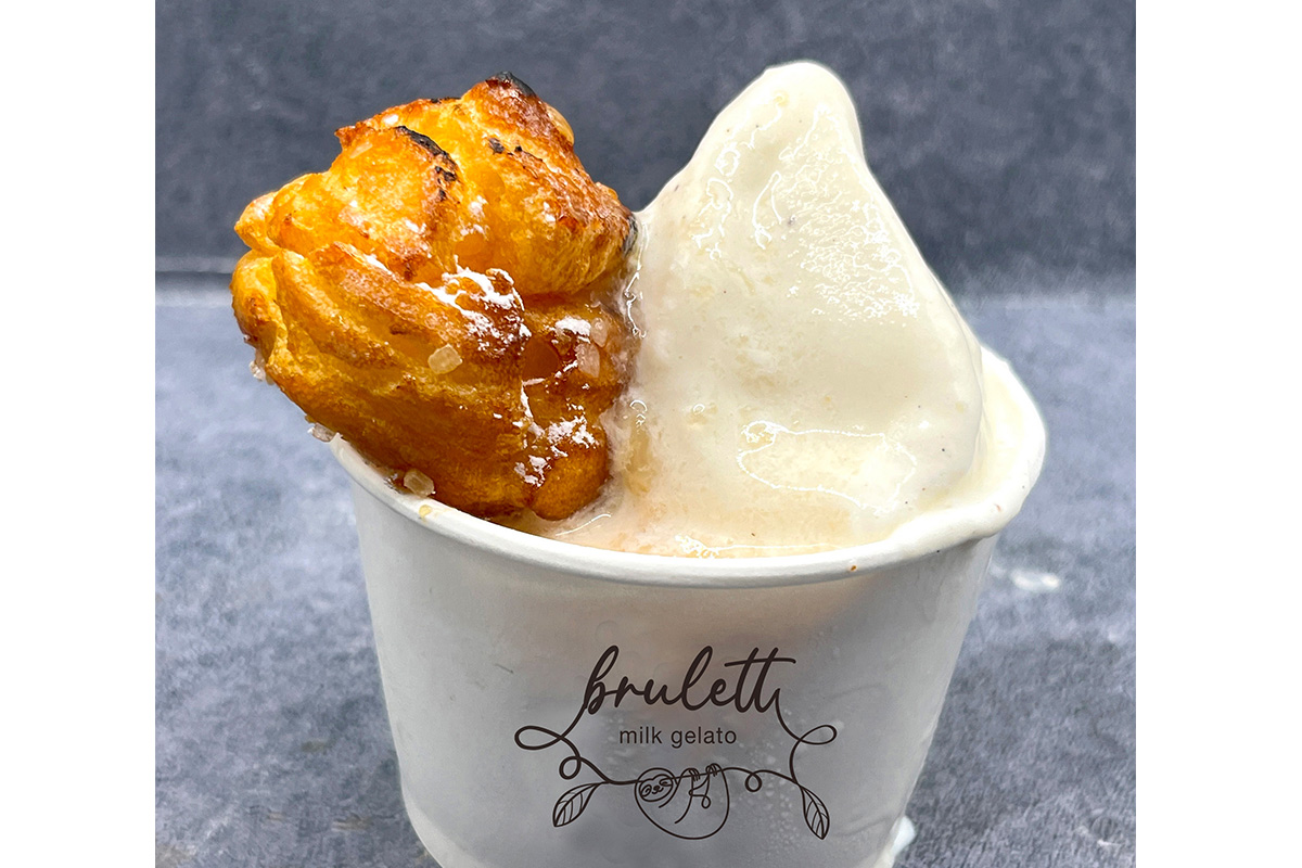 ご褒美スイーツに！焼きたてシュー×濃厚ミルクジェラート専門店が北千里に誕生