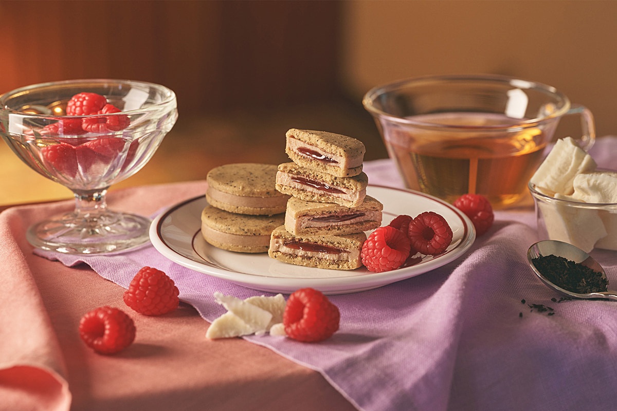 ティーショコラサンドのアールグレイラズベリー