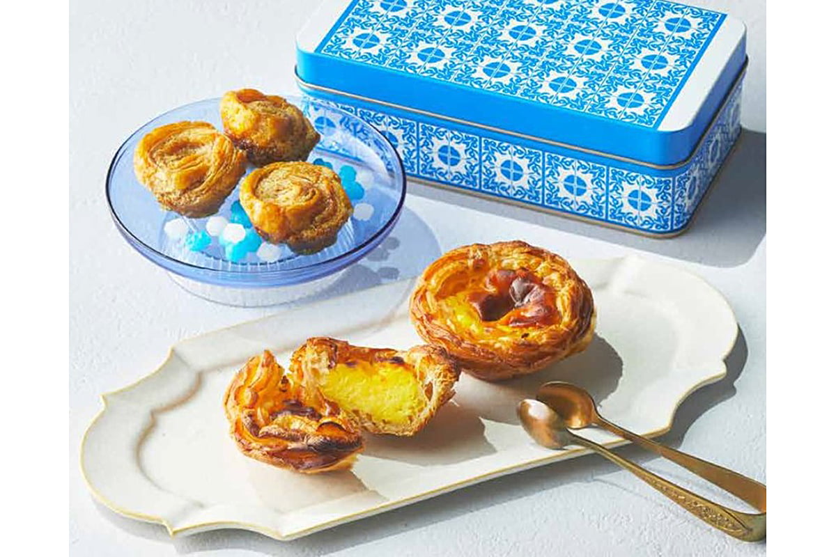 ナタデクリスチアノのエッグタルトとクッキー缶