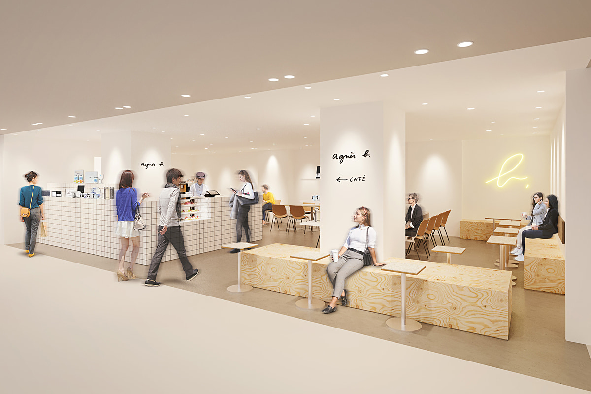 アニエスベーのカフェが神戸にオープン！ユーハイムコラボの限定デザートも