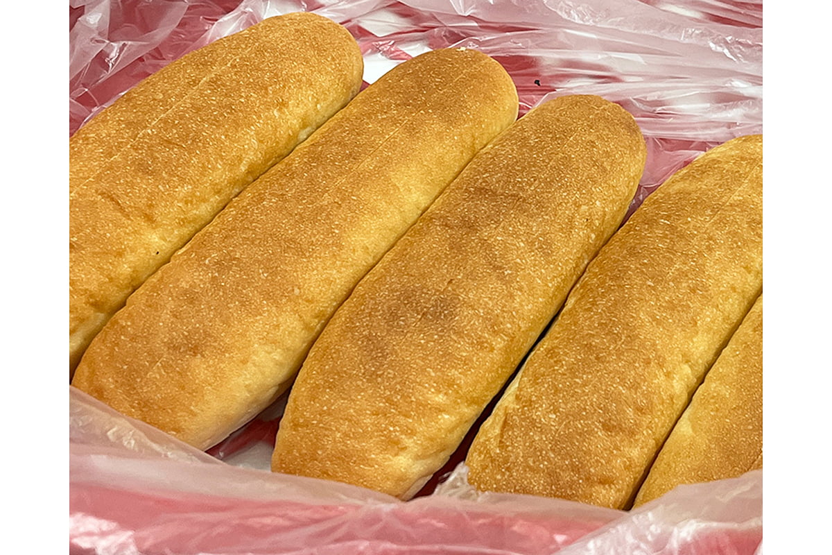 今屋のハンバーガー大阪一号店のパン