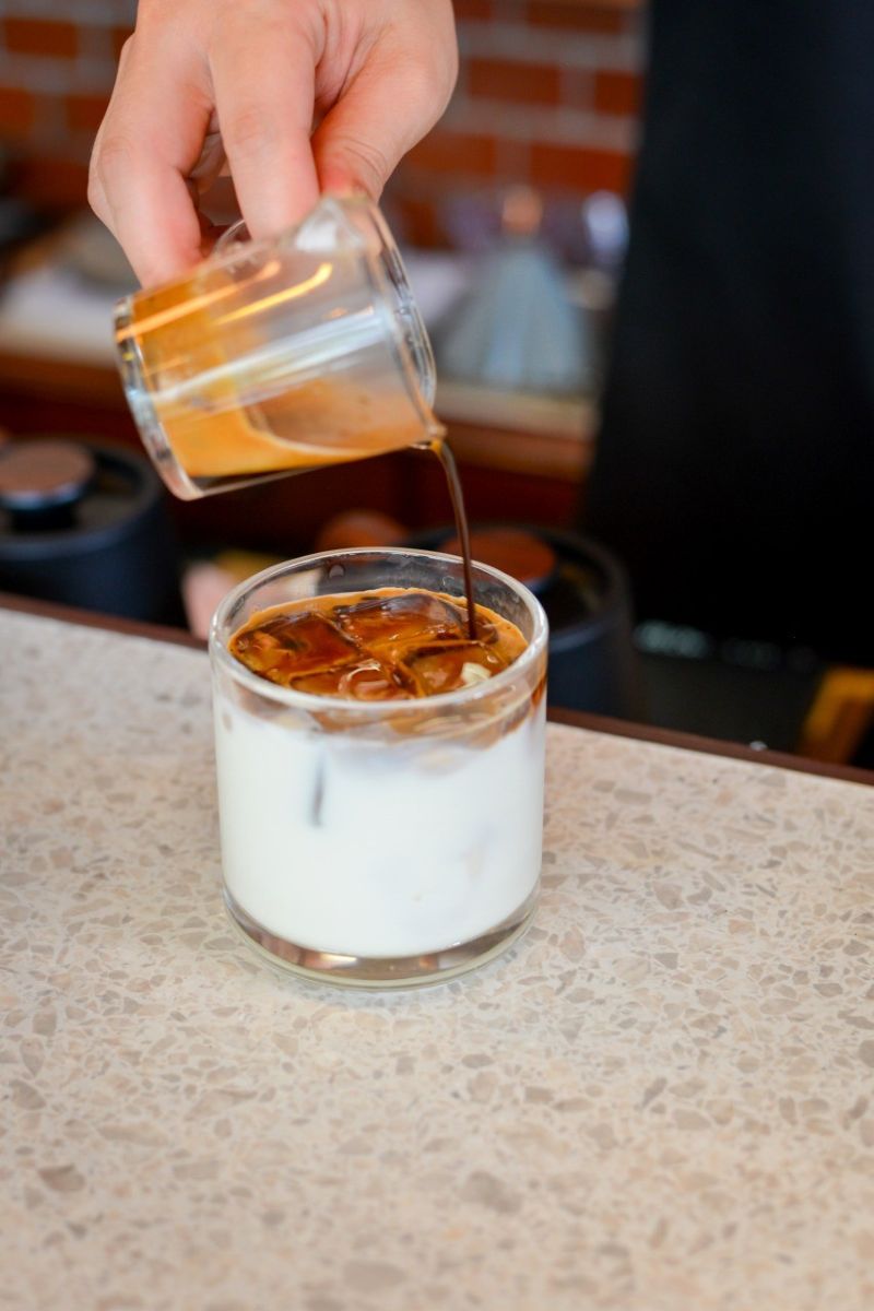 ブリュワールドコーヒーキョウトのカフェラテ