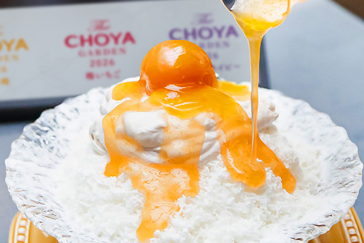 梅かき氷や梅チーズケーキが登場！「The CHOYA GARDEN」阿倍野で開催