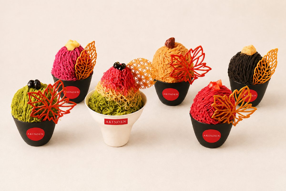 紅葉みたいなグラデーション！絞りたてモンブランソフトが神戸に登場