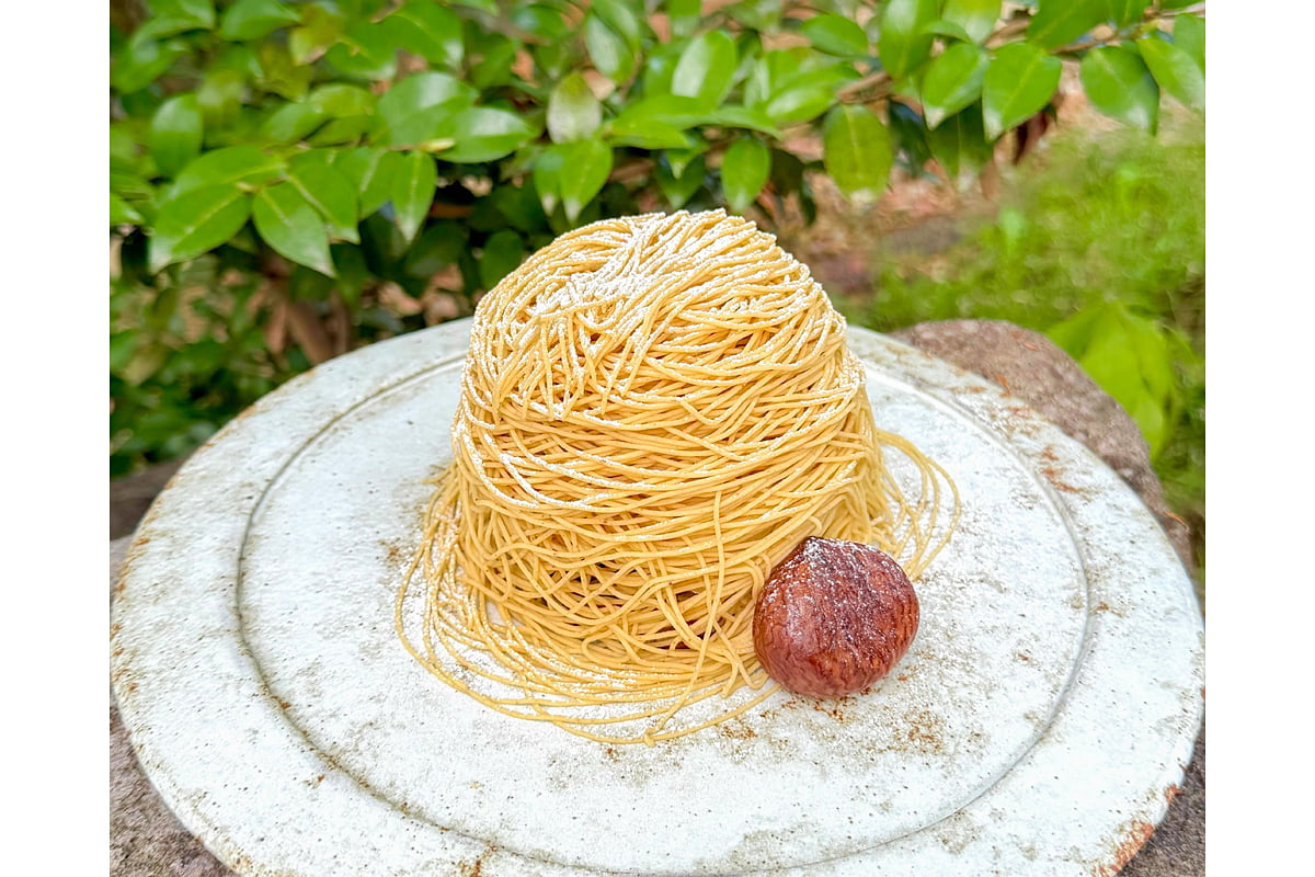 丹波栗のしぼりたてモンブラン夏季限定 やわもちアイス仕立て