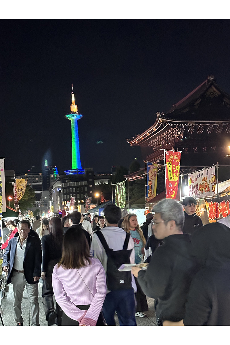 京都夜市開催の様子