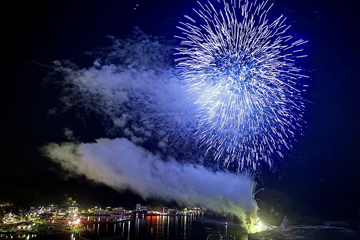 海辺の夜空を彩る1000発！和歌山「太地町花火大会」開催