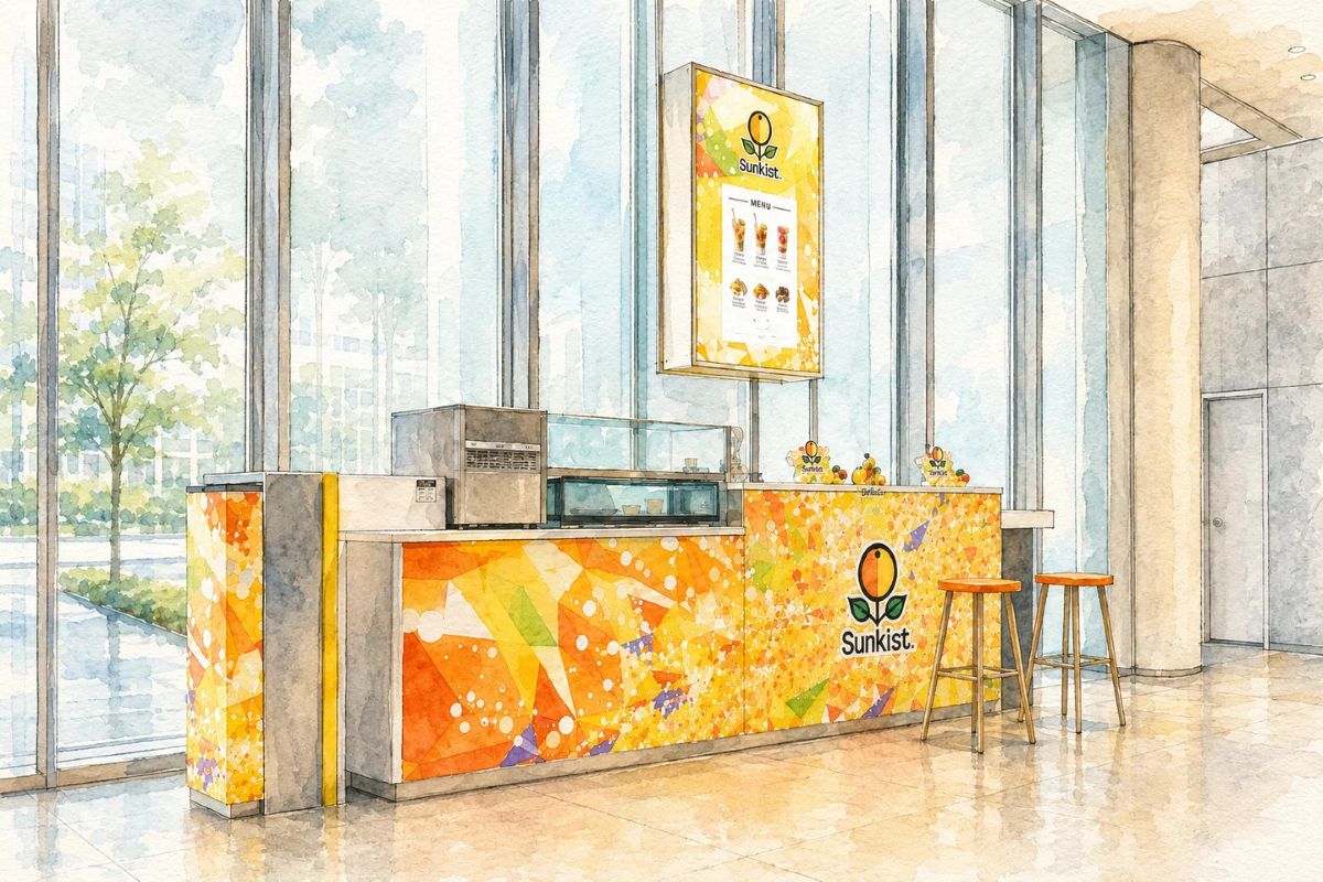 日本初出店！Sunkistジューススタンドがなんばに期間限定オープン