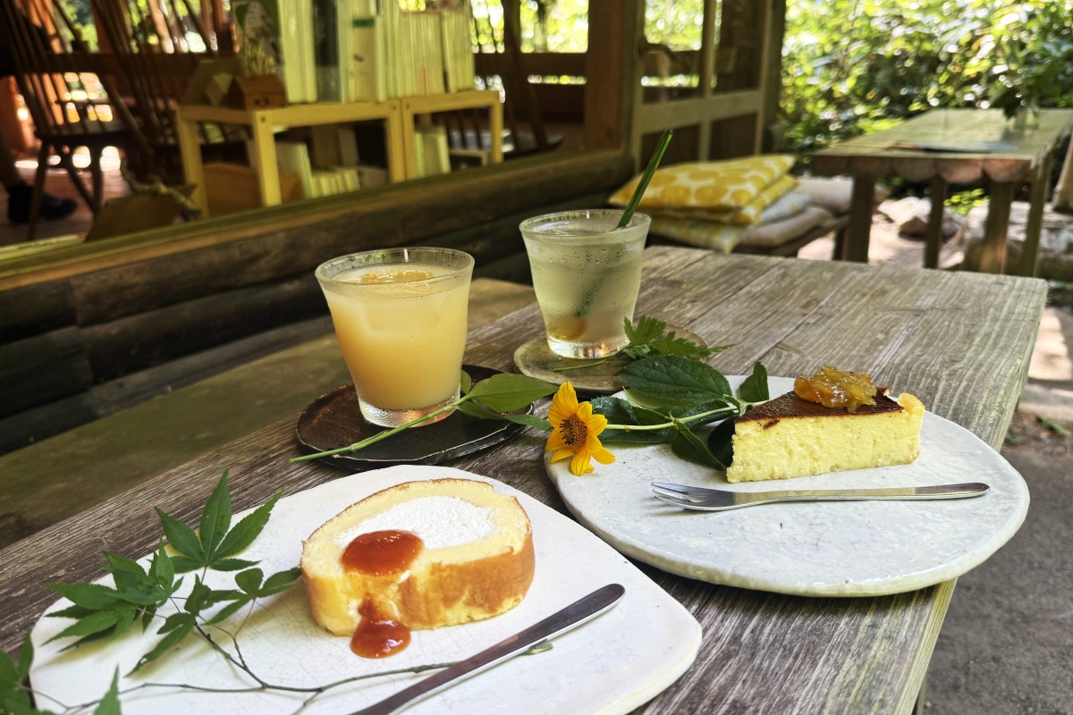 小鳥のcafe Quinceのスイーツとドリンク