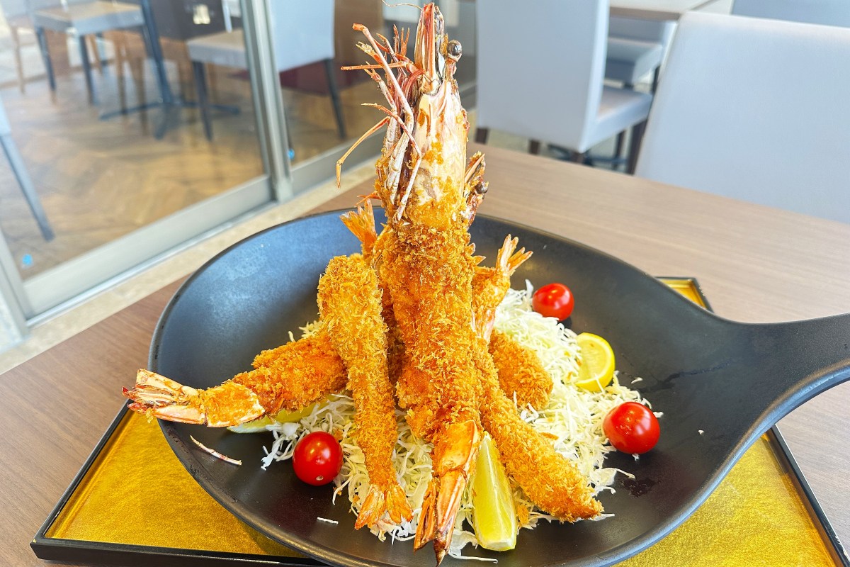 海鮮料理 きわみのジャンボエビフライタワー