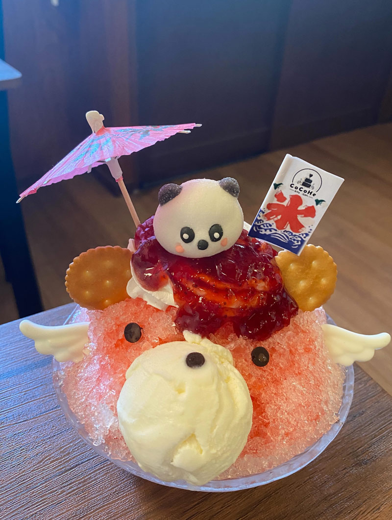 カフェココへのかき氷