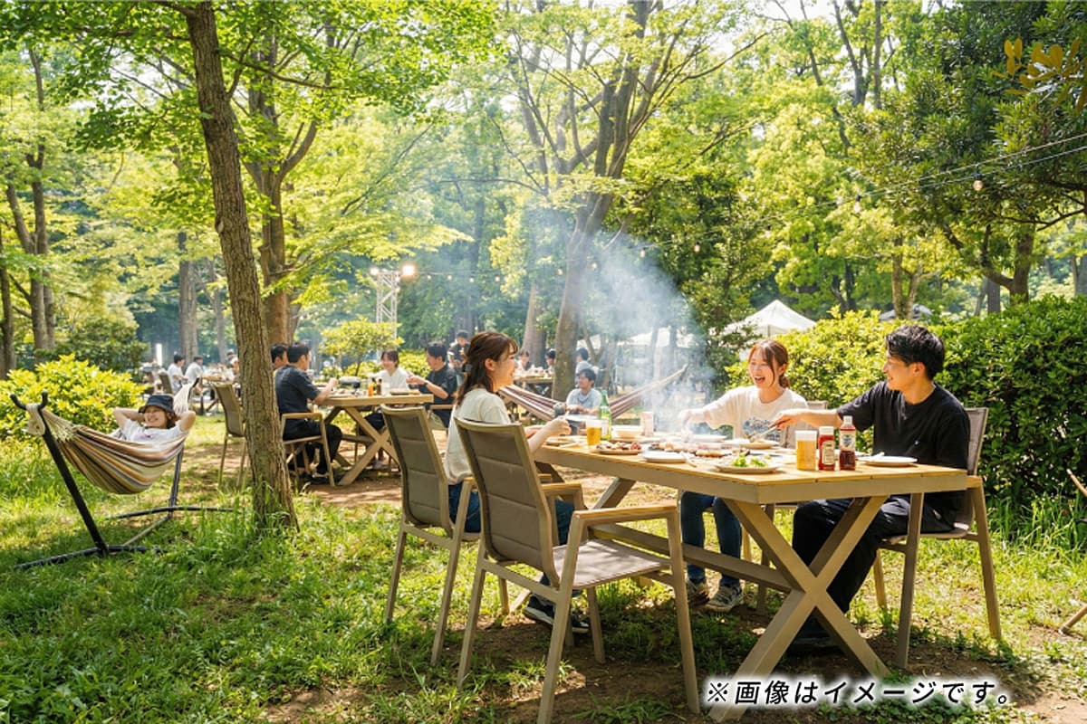 秋の大阪城公園で手ぶらBBQ！「森のバーベキュー」10月から期間限定開催