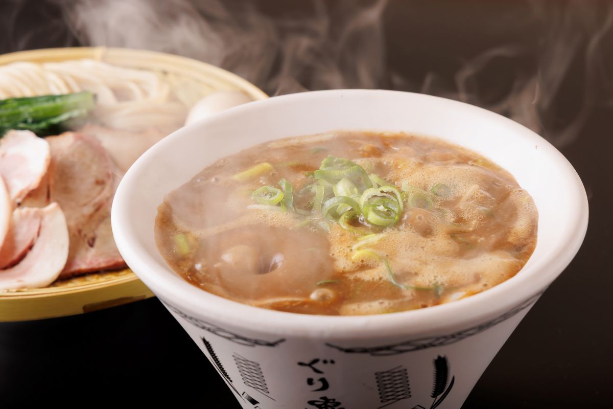 ぐり虎の特製豚骨魚介つけ麺