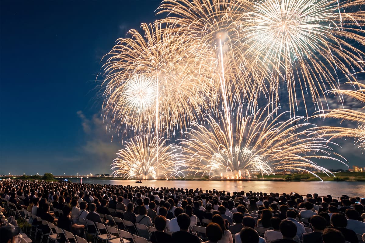25000発の花火が夜空を埋め尽くす！浜寺公園で「高石超花火」10月開催