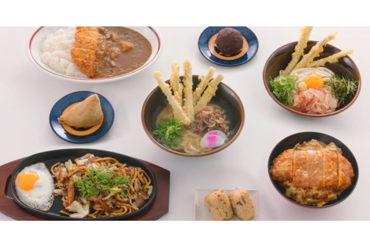 資さんうどんのメニュー例