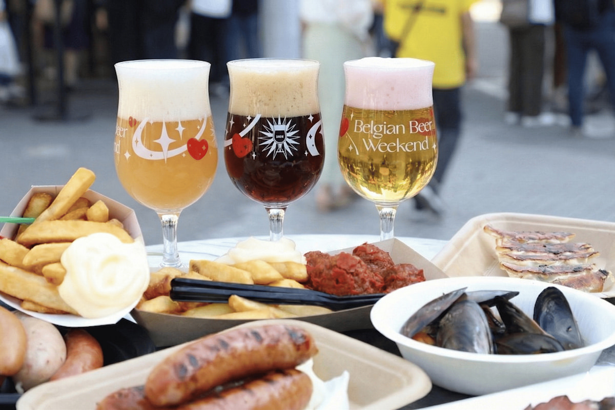 ビールとベルギーフード