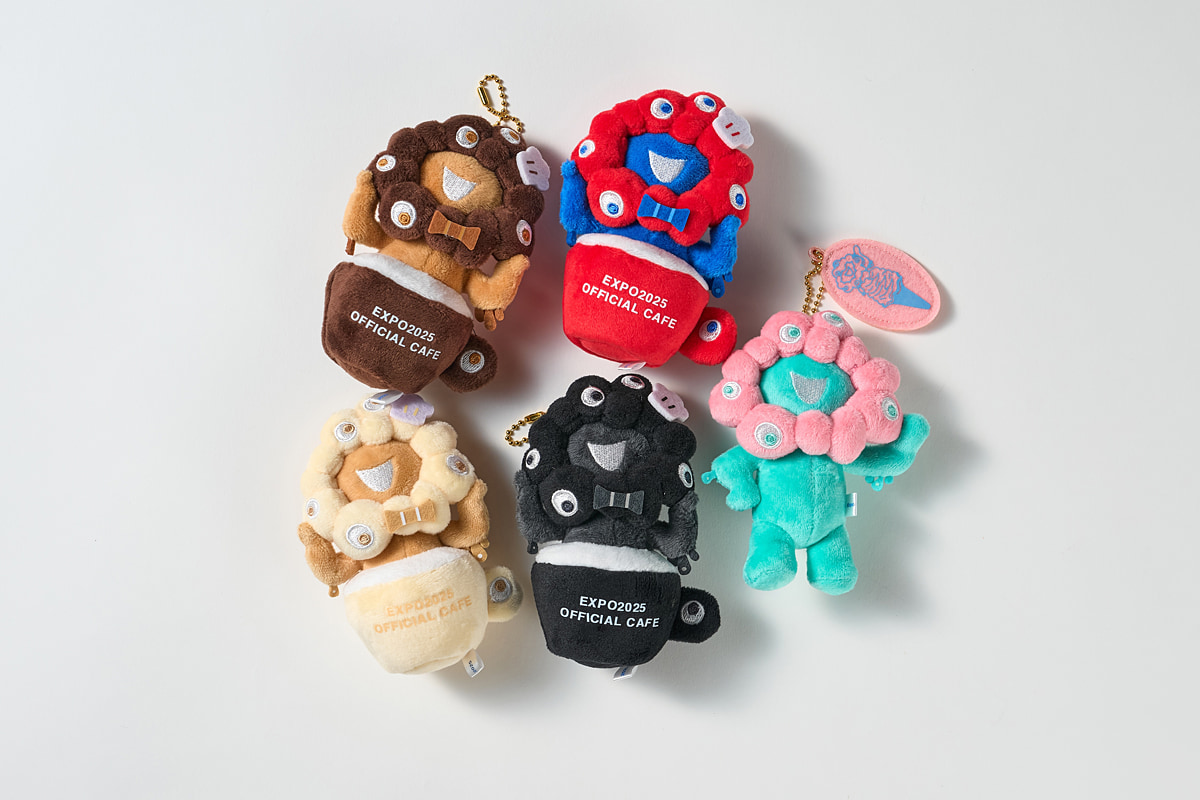 【梅田】ミャクミャク新作マスコット全5種！持ち歩けるミニサイズで登場