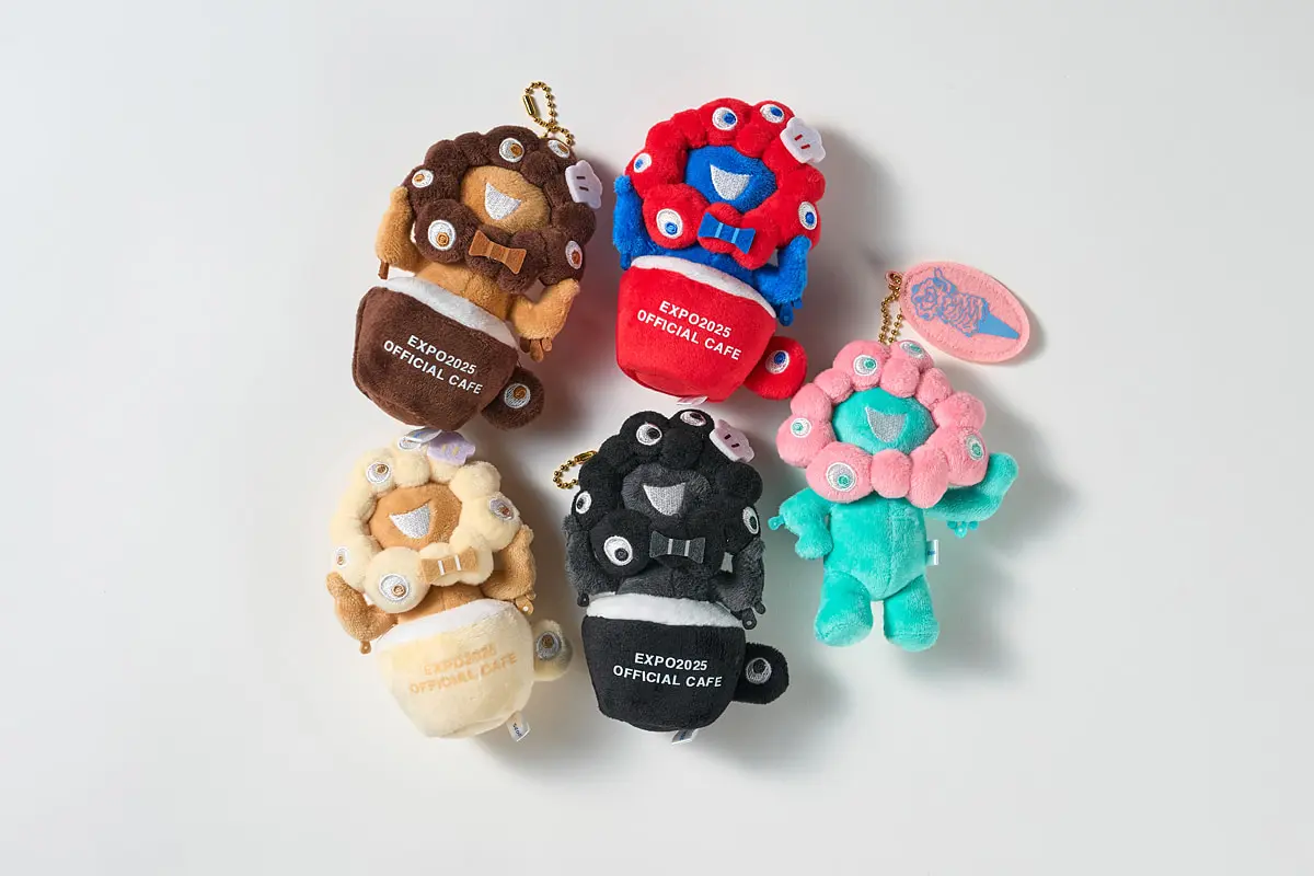 梅田】ミャクミャク新作マスコット全5種！持ち歩けるミニサイズで登場