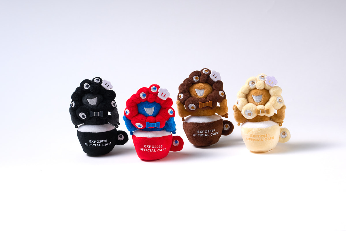 ロゴデザインのカフェマスコット