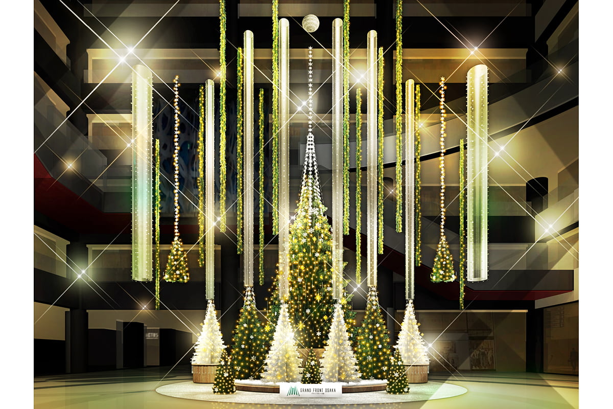 グランフロント大阪でクリスマスイベント開催！幻想的な「光の森」が登場